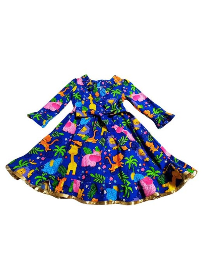 4t party dress Girls Tiered Party Dress with Ruffle Sleeves and Pleated Design for Summer Occasions Dress 4t
